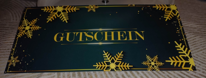 Physiotherapie und Massagegutschein zu Weihnachten verschenken